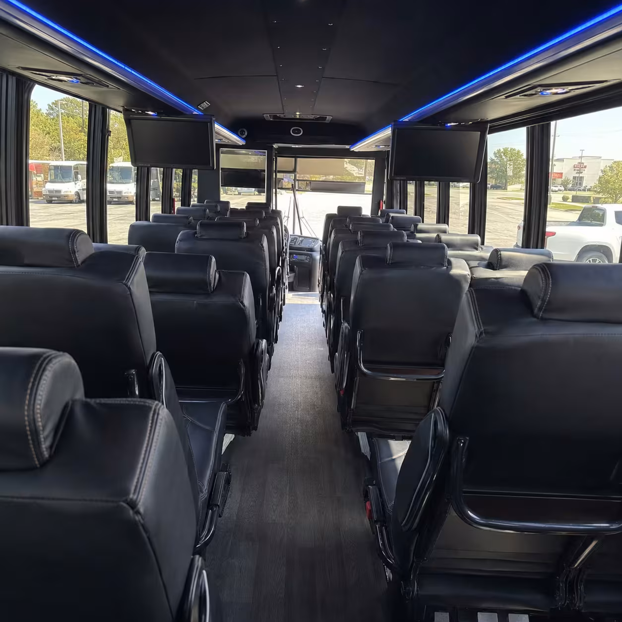 30 passenger minibus inside