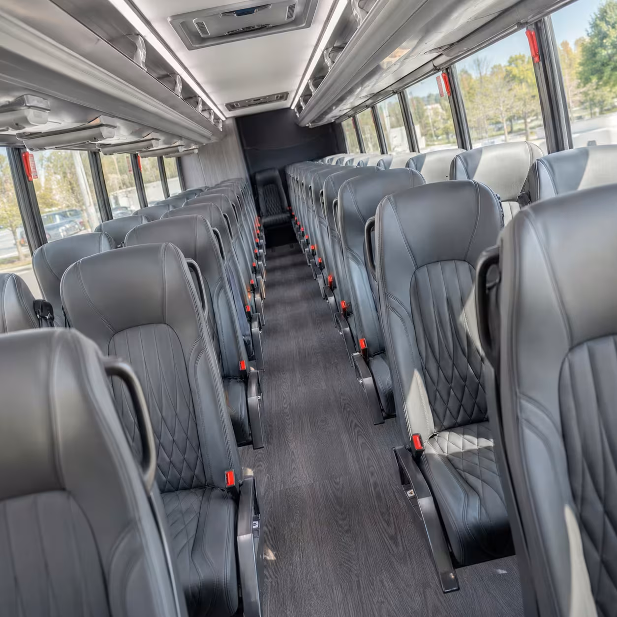 35 passenger minibus inside